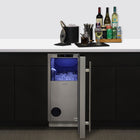 Sapphire Series 5 Indoor Clear Ice Machine, Gourmet Cube, Panel Ready, Drain Pump - SIIM15PPR