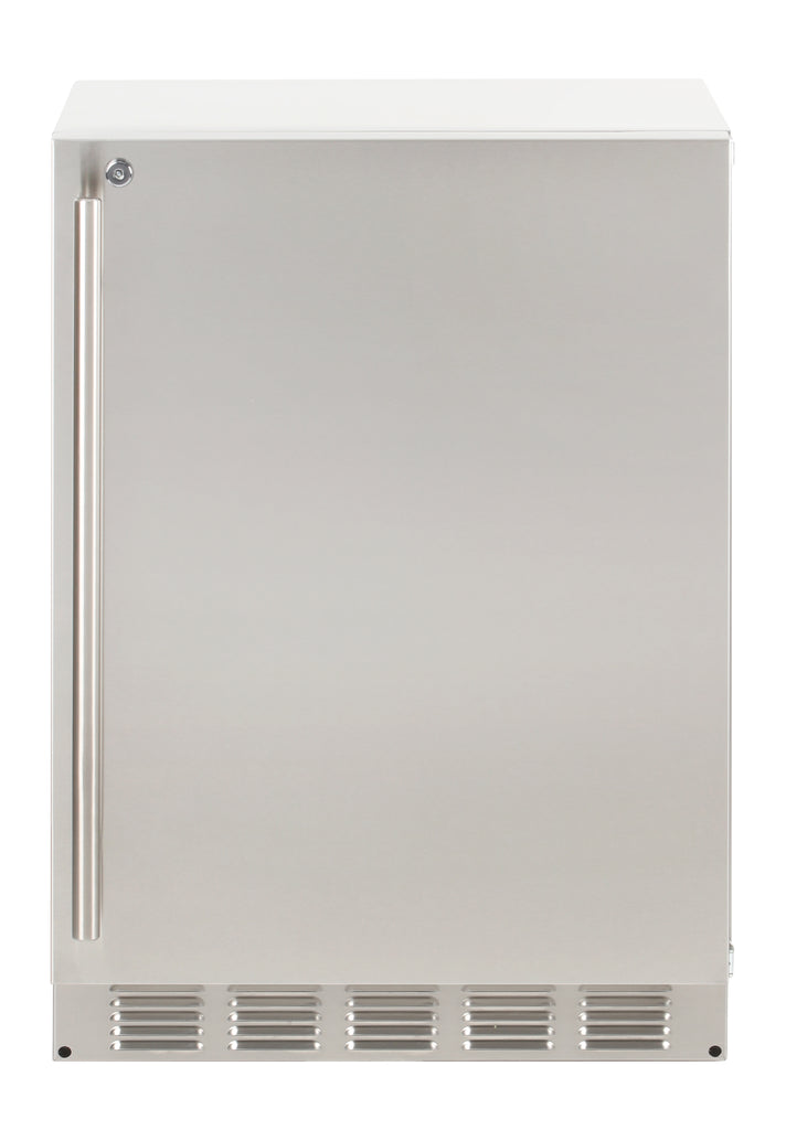 Sapphire Series 5, 24"W, Solid Door, Indoor, Stainless Steel, Commercial Refrigerator (SR24SS)