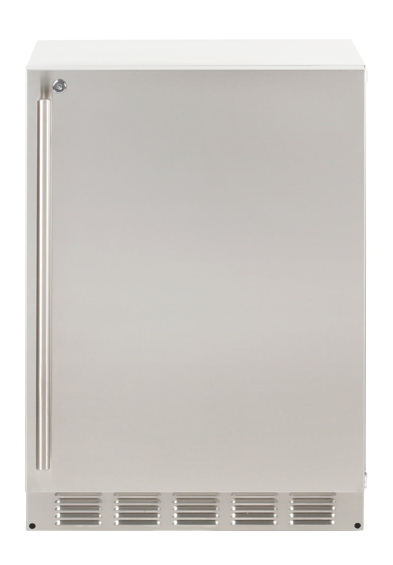 Sapphire Series 5, 24"W, Solid Door, Indoor, Stainless Steel, ADA Height, Commercial Refrigerator (SR24SSADA)